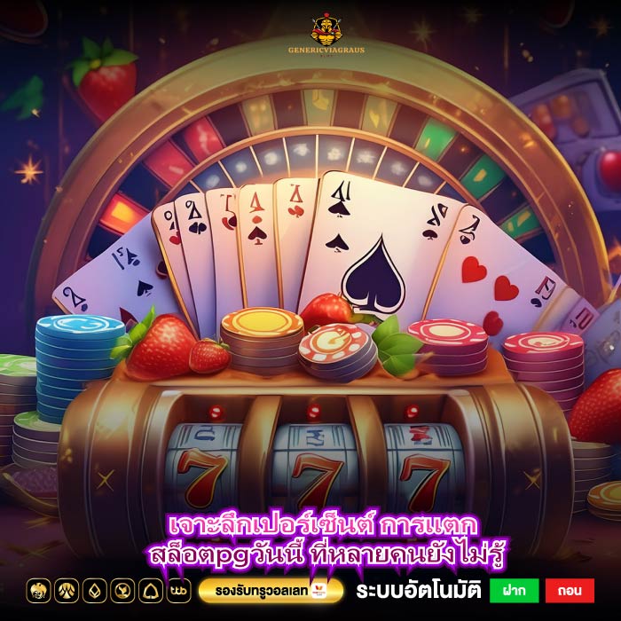 เจาะลึกเปอร์เซ็นต์ การแตก สล็อตpgวันนี้ ที่หลายคนยังไม่รู้